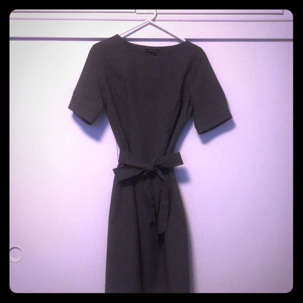 PRICE DROP Grey belted sheath dress Sz 10